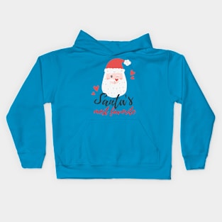 Santa's most Favorite Kids Hoodie